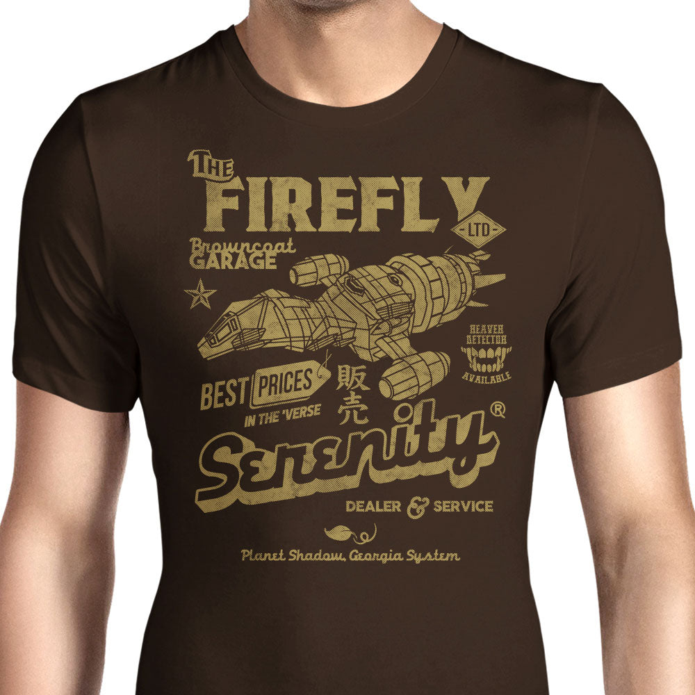 Firefly Garage Men's Apparel - Adult & Kids T-Shirts, Sweatshirts & Hoodies apparel design preview 1