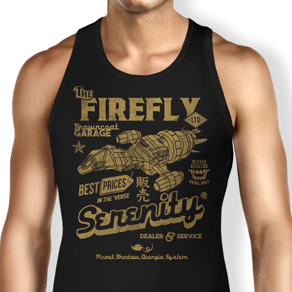 Firefly Garage Tank Top - Adult & Kids T-Shirts, Sweatshirts & Hoodies apparel design preview 1