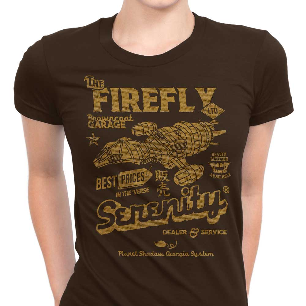 Firefly Garage Women's Apparel - Adult & Kids T-Shirts, Sweatshirts & Hoodies apparel design preview 1
