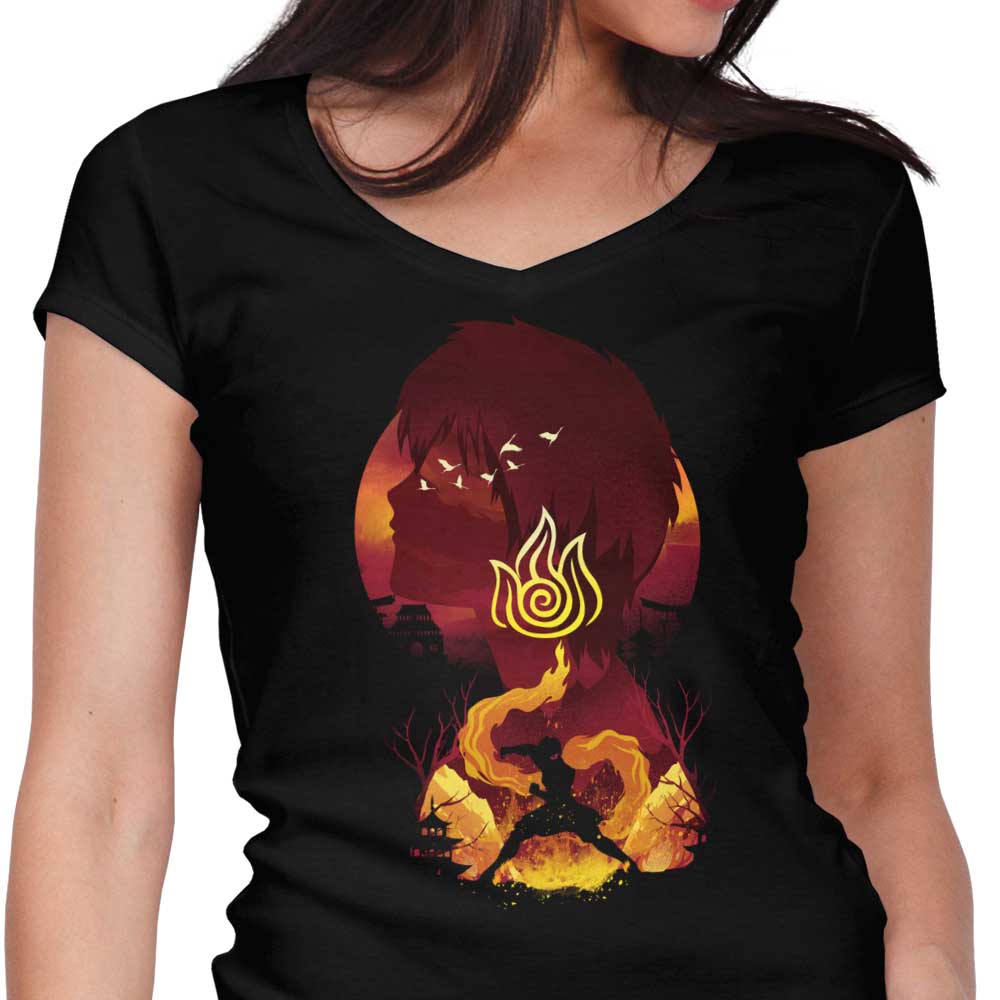 Firescape Women's V-Neck - Adult & Kids T-Shirts, Sweatshirts & Hoodies apparel design preview 1