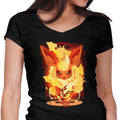 Firesong Women's V-Neck - Adult & Kids T-Shirts, Sweatshirts & Hoodies apparel design preview 1