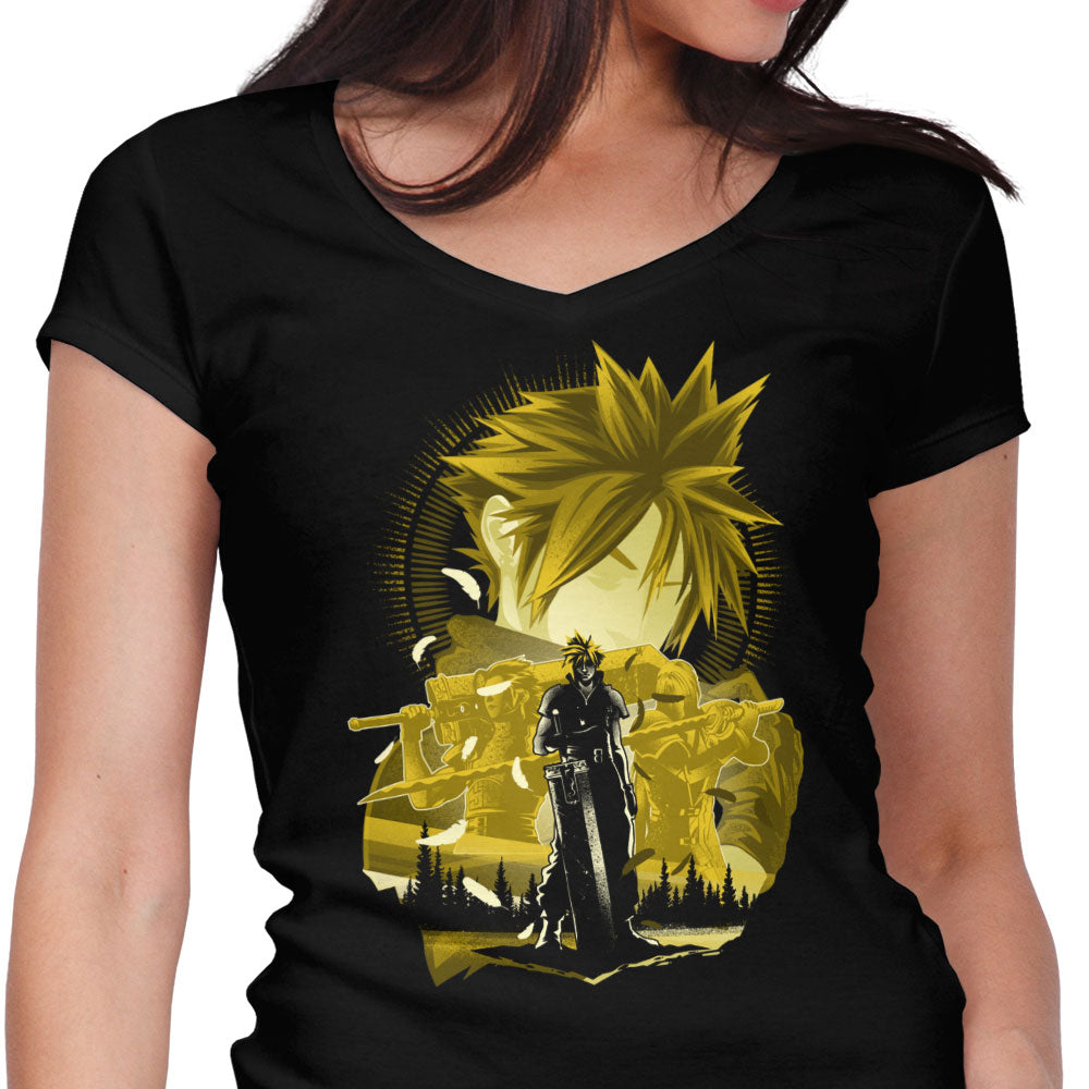 First Class Silhouette Women's V-Neck - Adult & Kids T-Shirts, Sweatshirts & Hoodies apparel design preview 1