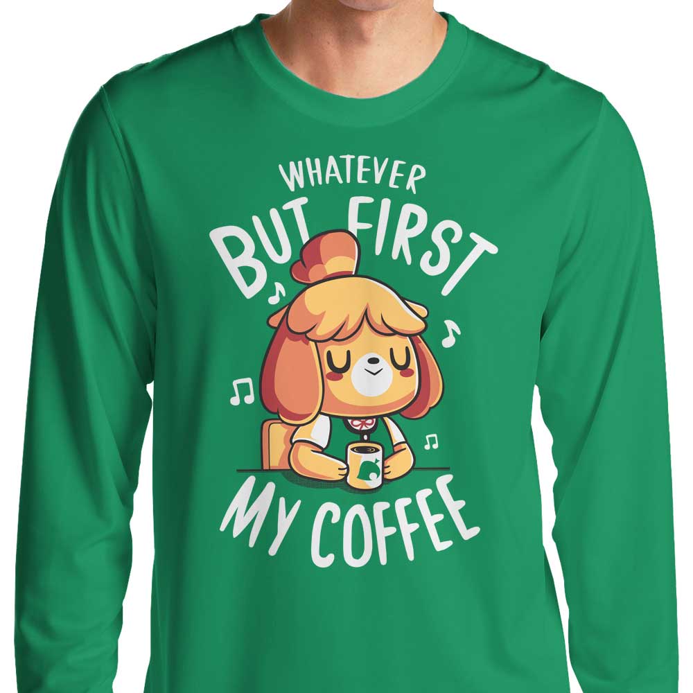 First My Coffee - Adult & Kids T-Shirts, Sweatshirts & Hoodies apparel design preview 1