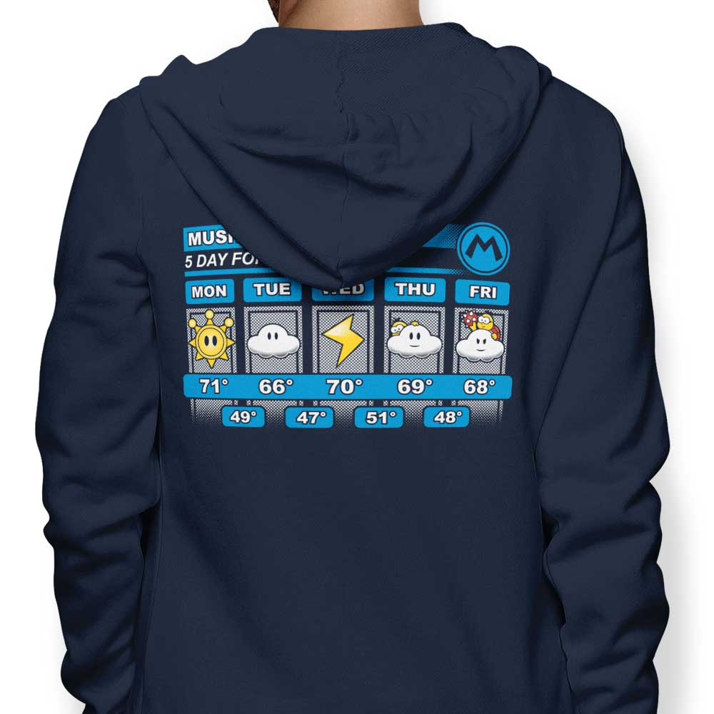 Five Day Forecast - Adult & Kids T-Shirts, Sweatshirts & Hoodies apparel design preview 1