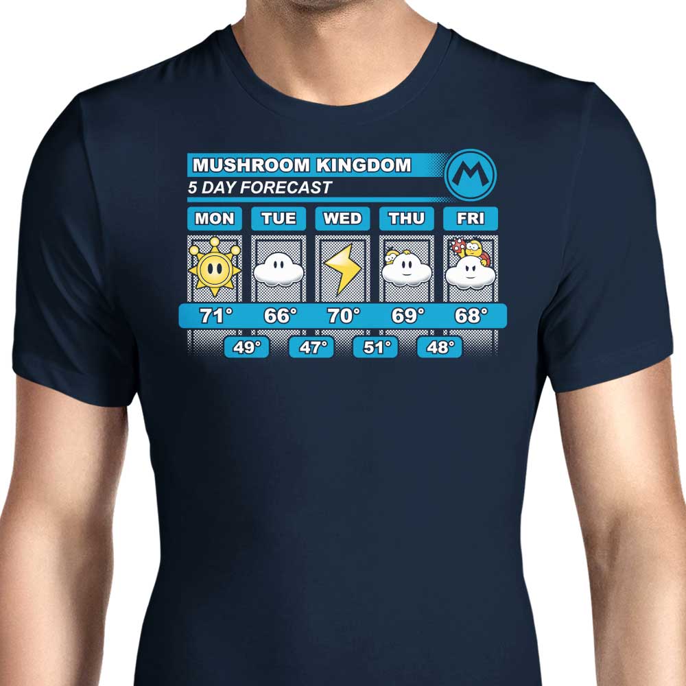 Five Day Forecast Men's Apparel - Adult & Kids T-Shirts, Sweatshirts & Hoodies apparel design preview 1