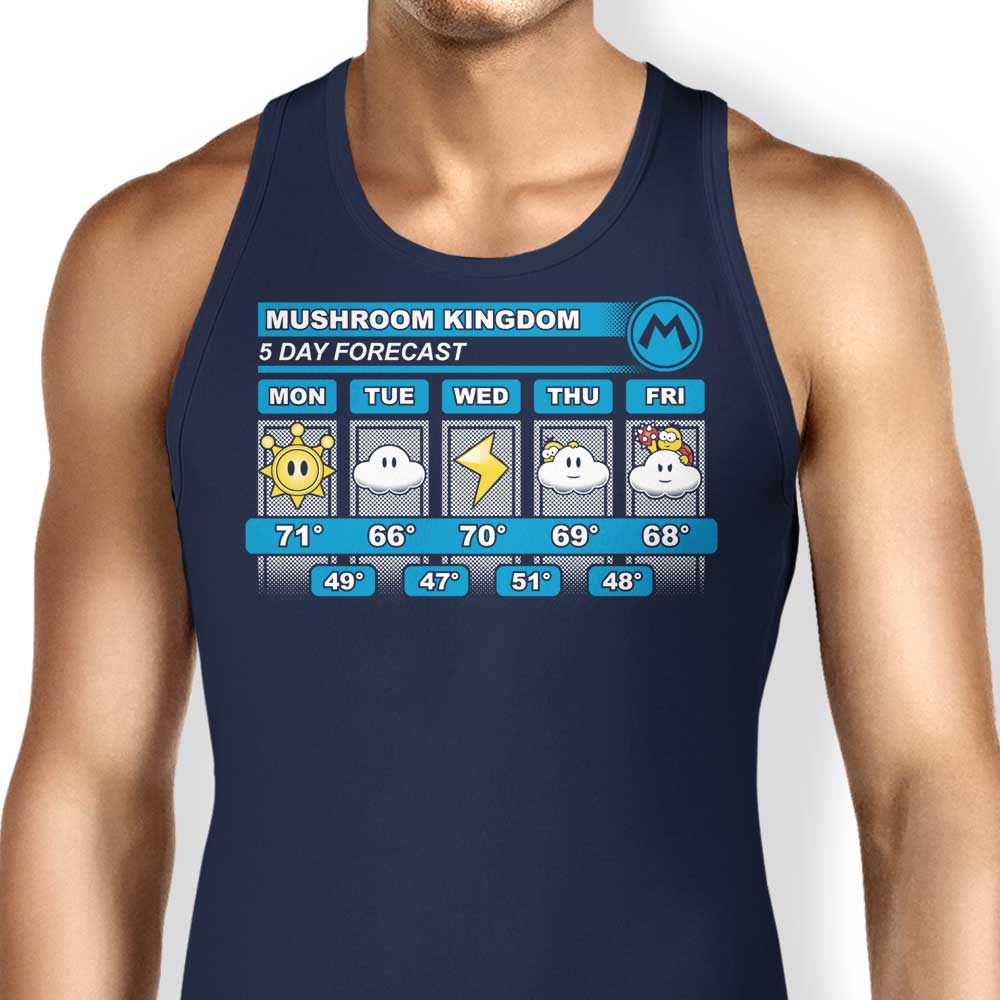 Five Day Forecast Tank Top - Adult & Kids T-Shirts, Sweatshirts & Hoodies apparel design preview 1