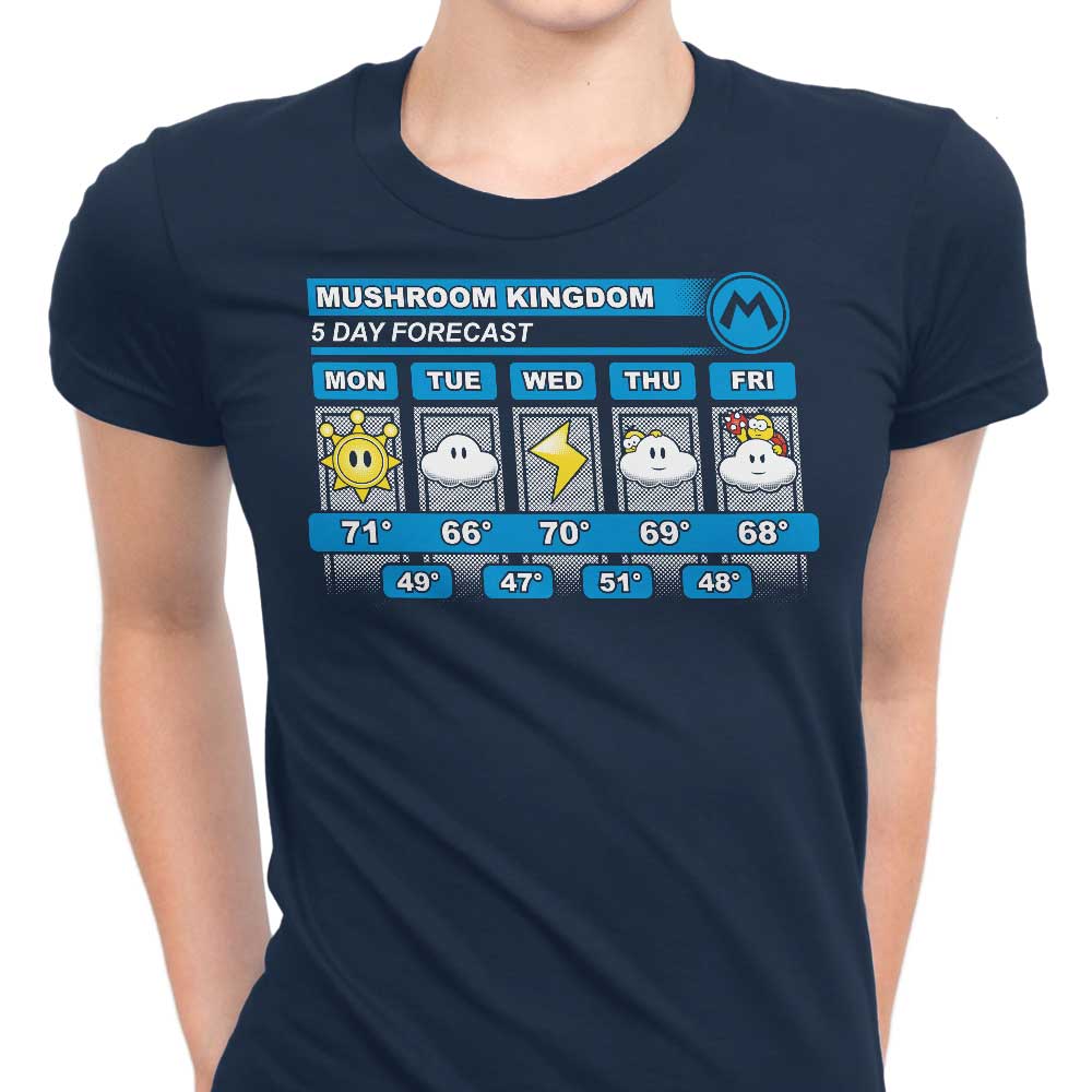 Five Day Forecast Women's Apparel - Adult & Kids T-Shirts, Sweatshirts & Hoodies apparel design preview 1