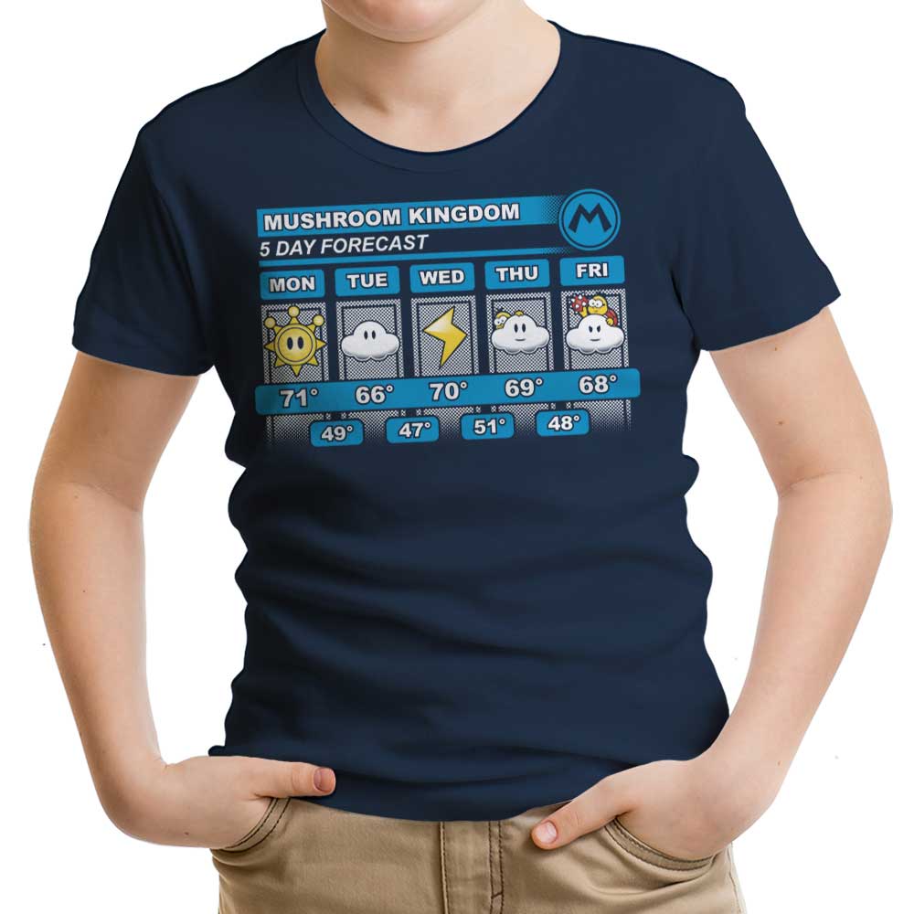 Five Day Forecast Youth Apparel - Adult & Kids T-Shirts, Sweatshirts & Hoodies apparel design preview 1