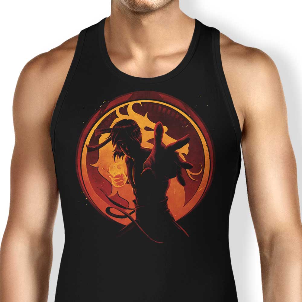Flame Fist Tank Top - Adult & Kids T-Shirts, Sweatshirts & Hoodies apparel design preview 1