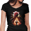 Flamebound Women's V-Neck - Adult & Kids T-Shirts, Sweatshirts & Hoodies apparel design preview 1