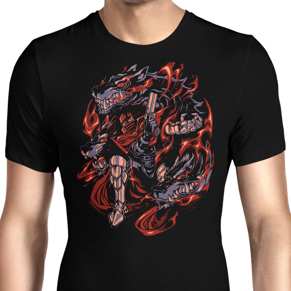 Flames of Cerberus Men's Apparel - Adult & Kids T-Shirts, Sweatshirts & Hoodies apparel design preview 1