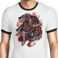 Flames of Cerberus Ringer - Adult & Kids T-Shirts, Sweatshirts & Hoodies apparel design preview 1