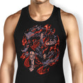Flames of Cerberus Tank Top - Adult & Kids T-Shirts, Sweatshirts & Hoodies apparel design preview 1