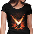 Flames of Victory Women's V-Neck - Adult & Kids T-Shirts, Sweatshirts & Hoodies apparel design preview 1