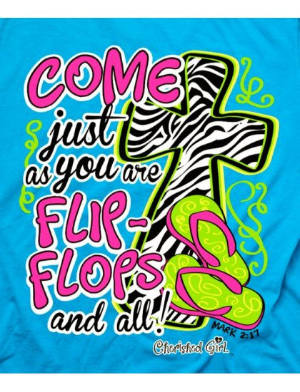 Sale Cherished Girl Come as you are Flip Flops Zebra - Adult & Kids T-Shirts, Sweatshirts & Hoodies apparel design preview 2