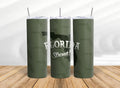 Florida Strong 20 oz Skinny Tumbler Cup With Straw - Adult & Kids T-Shirts, Sweatshirts & Hoodies apparel design preview 1