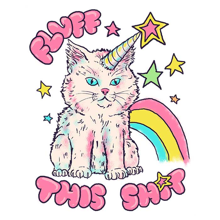 Fluff This Youth Apparel - Adult & Kids T-Shirts, Sweatshirts & Hoodies apparel design preview 2