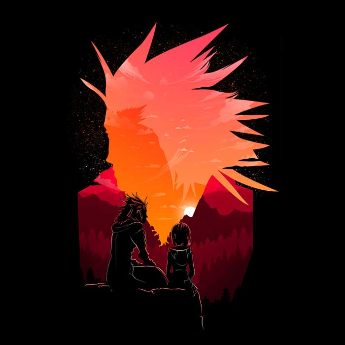 Flurry Landscape - Adult & Kids T-Shirts, Sweatshirts & Hoodies apparel design preview 2