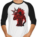 Flurry Silhouette 3/4 Sleeve Raglan - Adult & Kids T-Shirts, Sweatshirts & Hoodies apparel design preview 1