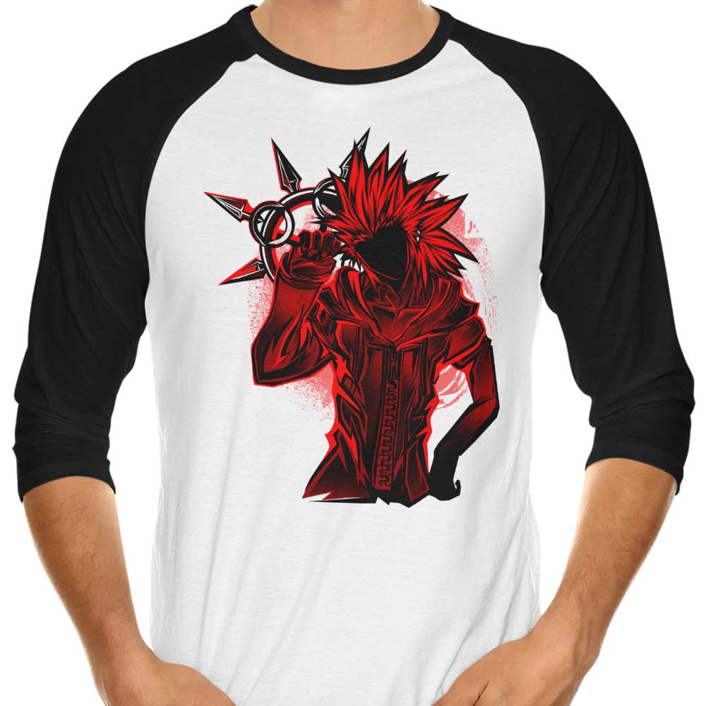 Flurry Silhouette 3/4 Sleeve Raglan - Adult & Kids T-Shirts, Sweatshirts & Hoodies apparel design preview 1