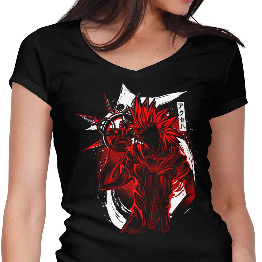 Flurry Silhouette Women's V-Neck - Adult & Kids T-Shirts, Sweatshirts & Hoodies apparel design preview 1