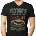 Flynn's Garage Men's V-Neck - Adult & Kids T-Shirts, Sweatshirts & Hoodies apparel design preview 1