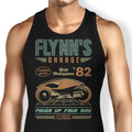 Flynn's Garage Tank Top - Adult & Kids T-Shirts, Sweatshirts & Hoodies apparel design preview 1