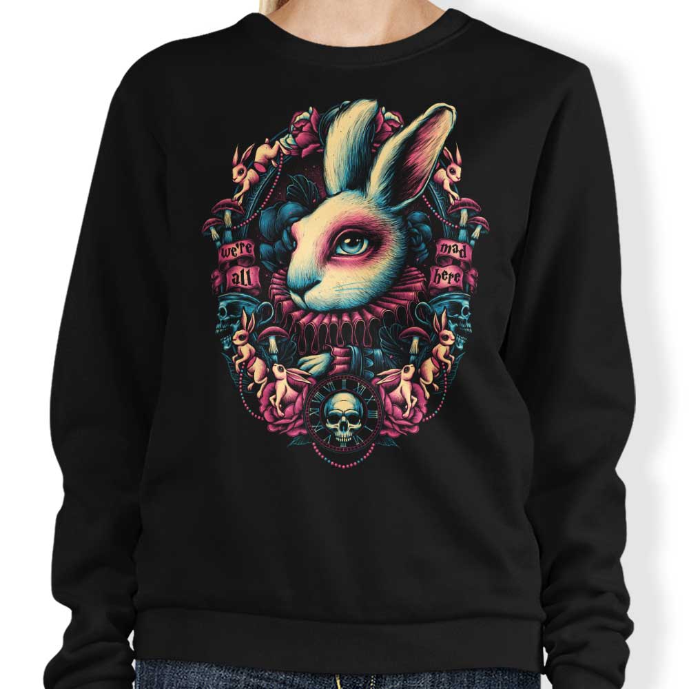 Follow the White Rabbit - Adult & Kids T-Shirts, Sweatshirts & Hoodies apparel design preview 1