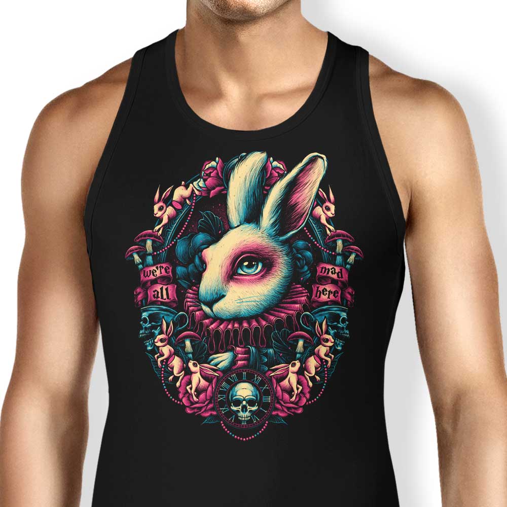 Follow the White Rabbit Tank Top - Adult & Kids T-Shirts, Sweatshirts & Hoodies apparel design preview 1