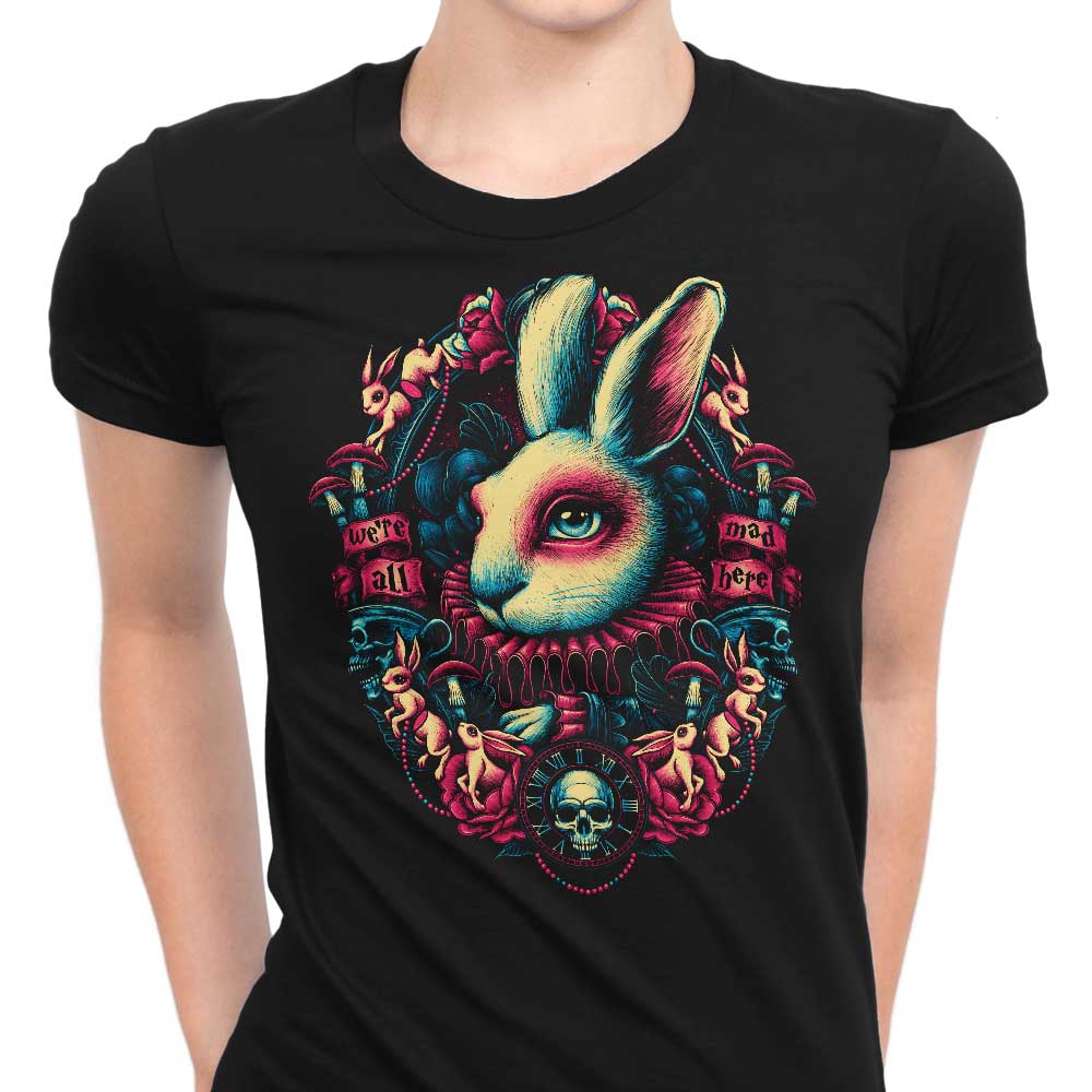 Follow the White Rabbit Women's Apparel - Adult & Kids T-Shirts, Sweatshirts & Hoodies apparel design preview 1