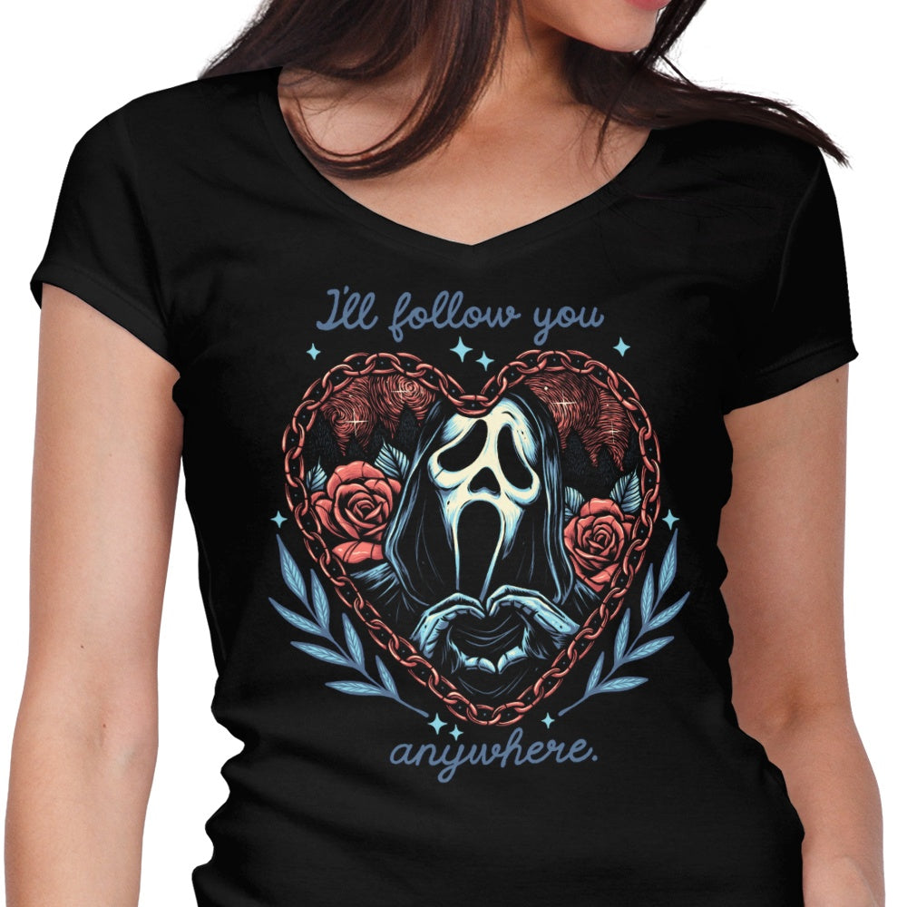 Follow You Anywhere Women's V-Neck - Adult & Kids T-Shirts, Sweatshirts & Hoodies apparel design preview 1