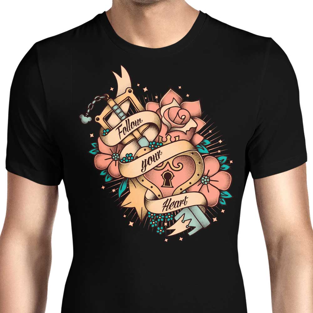 Follow Your Heart Men's Apparel - Adult & Kids T-Shirts, Sweatshirts & Hoodies apparel design preview 1