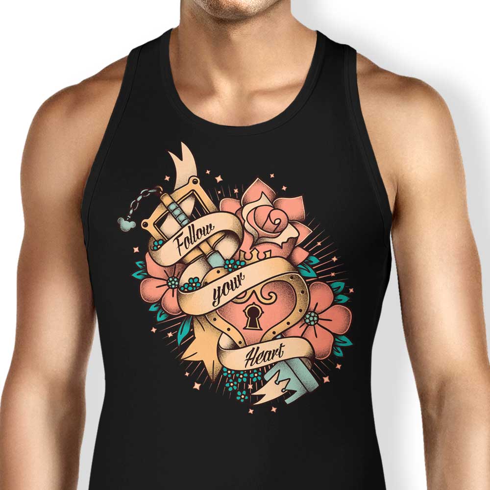 Follow Your Heart Tank Top - Adult & Kids T-Shirts, Sweatshirts & Hoodies apparel design preview 1