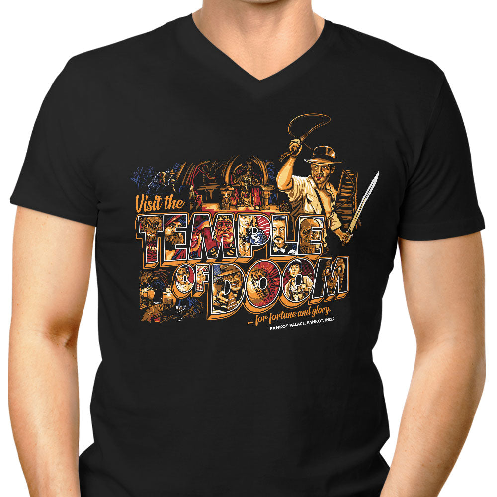 For Fortune and Glory Men's V-Neck - Adult & Kids T-Shirts, Sweatshirts & Hoodies apparel design preview 1