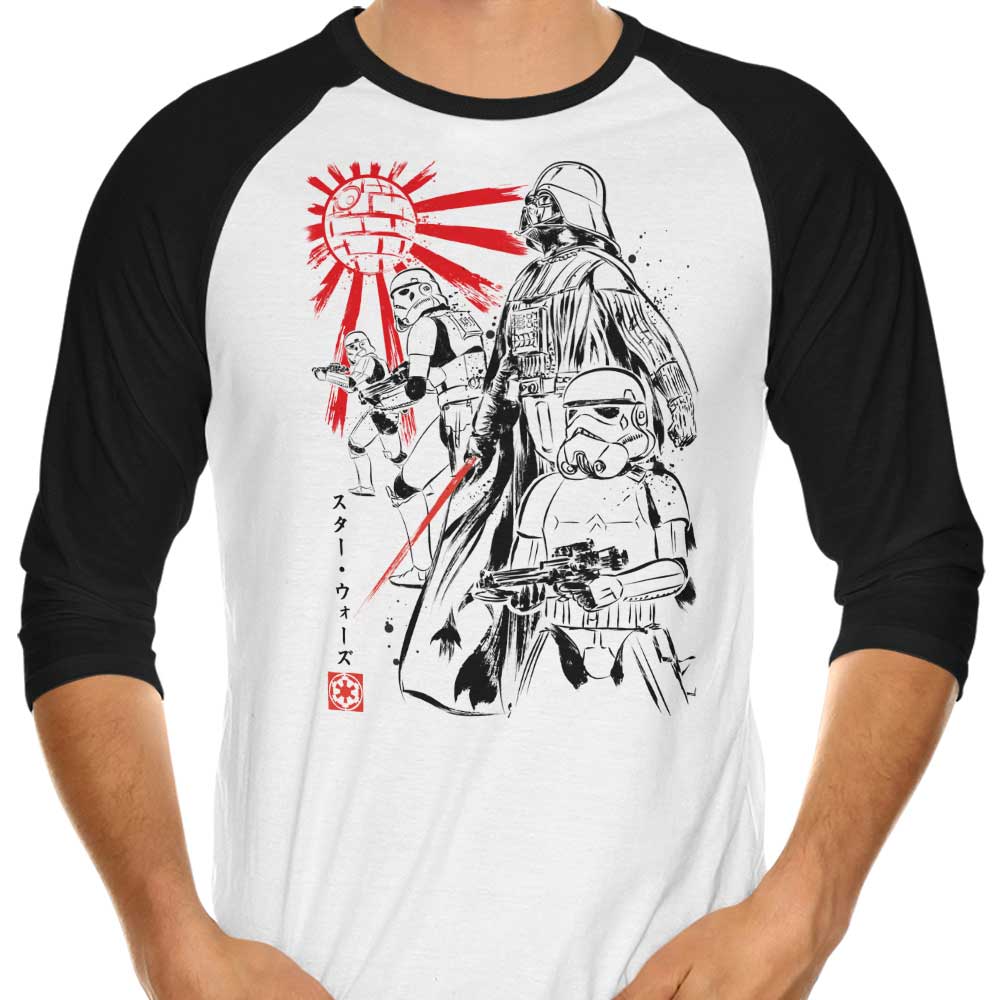 For the Glory of Empire 3/4 Sleeve Raglan - Adult & Kids T-Shirts, Sweatshirts & Hoodies apparel design preview 1