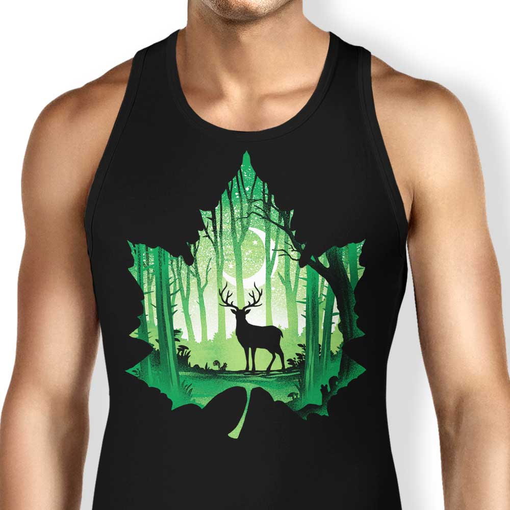 Forest Deer Tank Top - Adult & Kids T-Shirts, Sweatshirts & Hoodies apparel design preview 1
