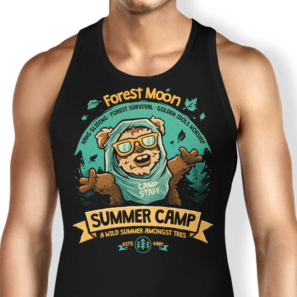 Forest Moon Summer Camp Tank Top - Adult & Kids T-Shirts, Sweatshirts & Hoodies apparel design preview 1