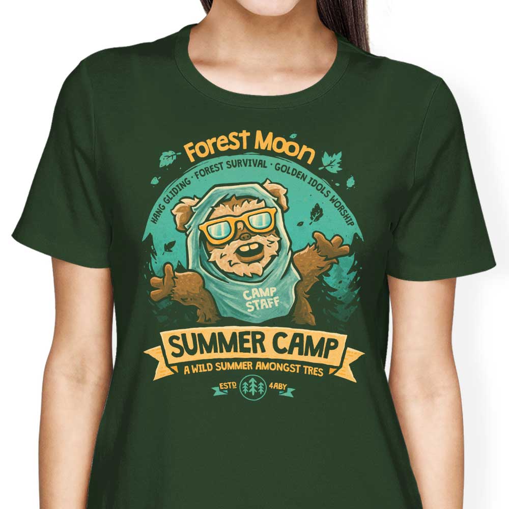 Forest Moon Summer Camp Women's Apparel - Adult & Kids T-Shirts, Sweatshirts & Hoodies apparel design preview 1