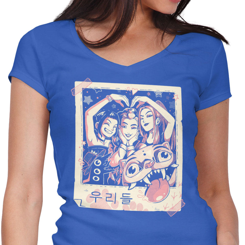 Forever Weird Women's V-Neck - Adult & Kids T-Shirts, Sweatshirts & Hoodies apparel design preview 1