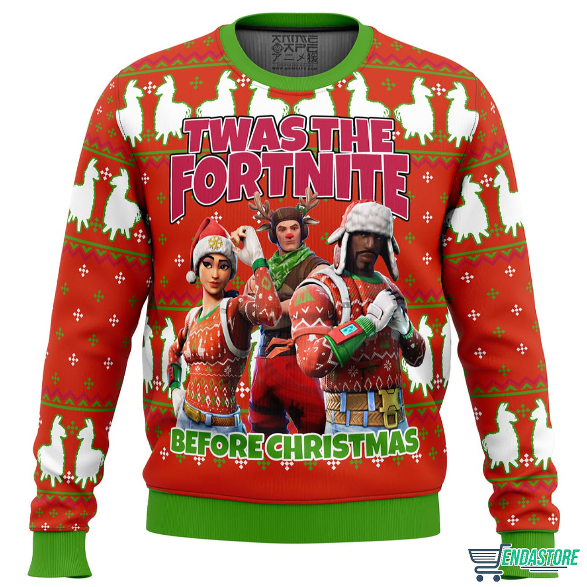 Fortnite Twas Night Ugly Christmas Sweater product image