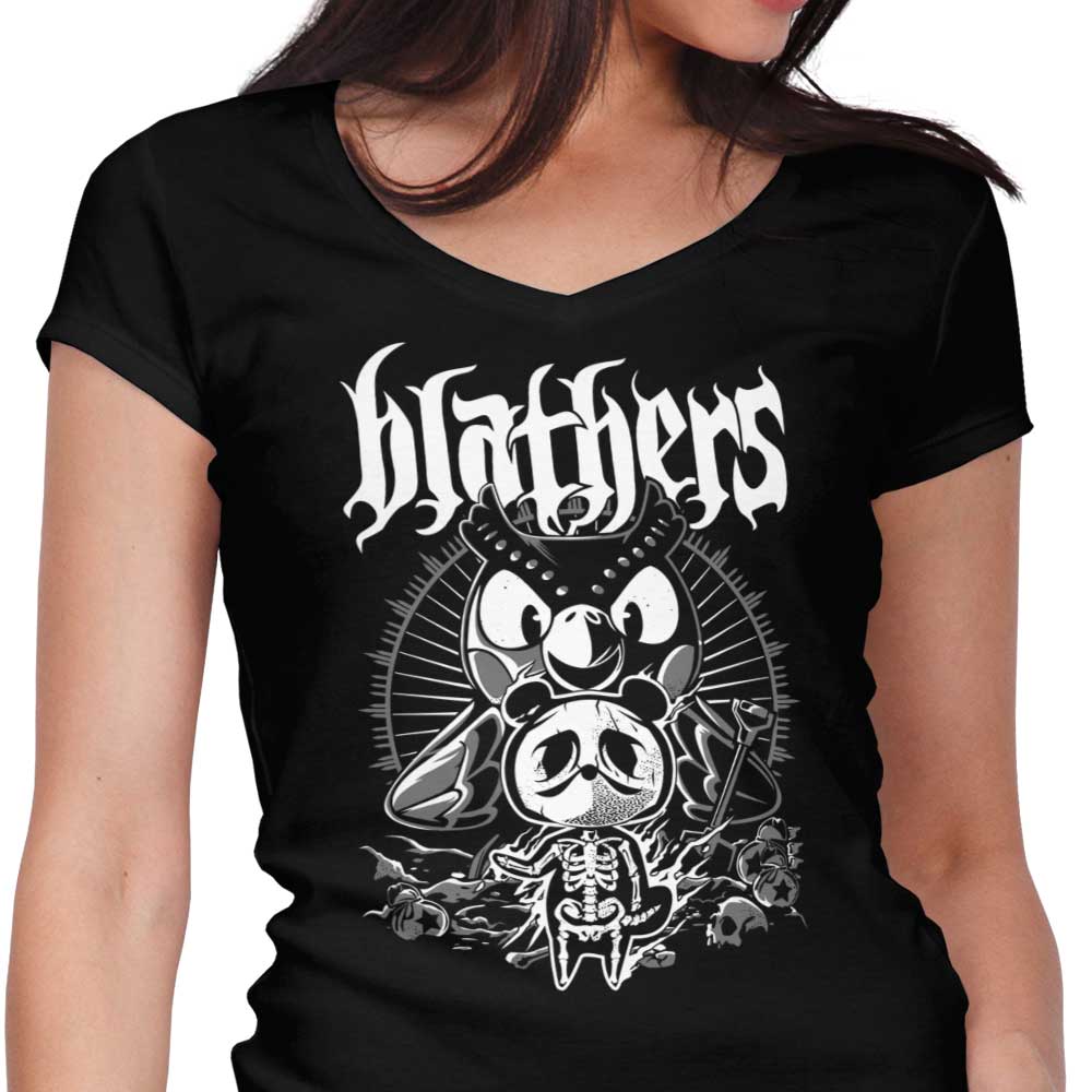 Fossil Owl Women's V-Neck - Adult & Kids T-Shirts, Sweatshirts & Hoodies apparel design preview 1