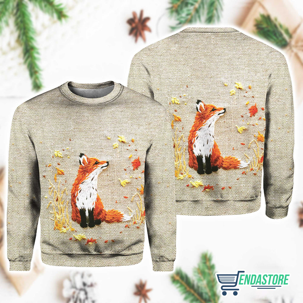 Fox Print Thin Sweater product image 2