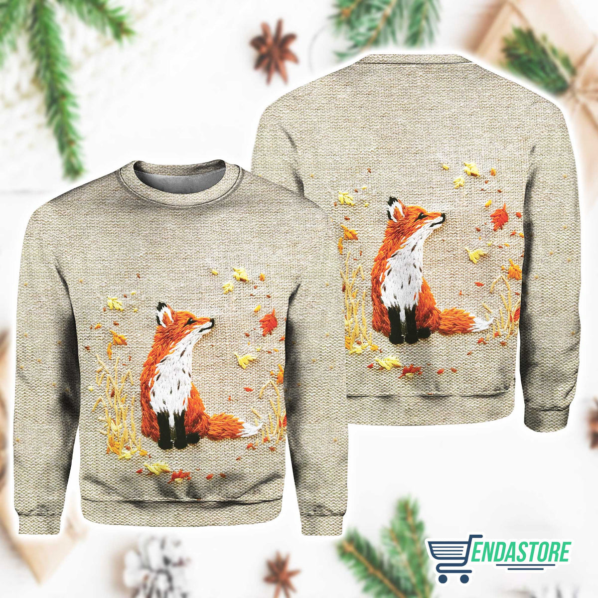Fox Print Thin Sweater product image 2