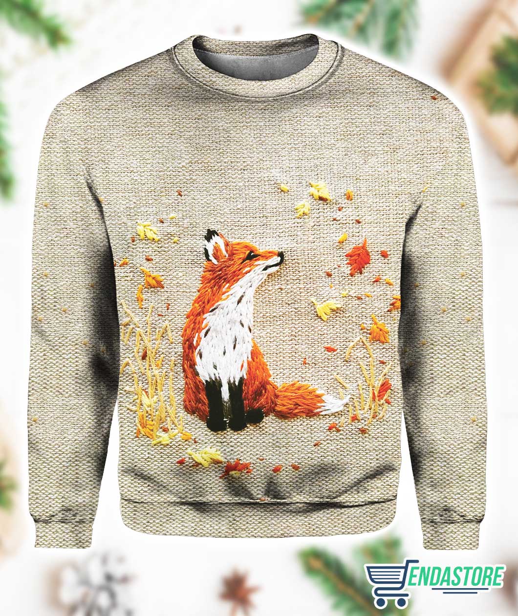Fox Print Thin Sweater product image 3