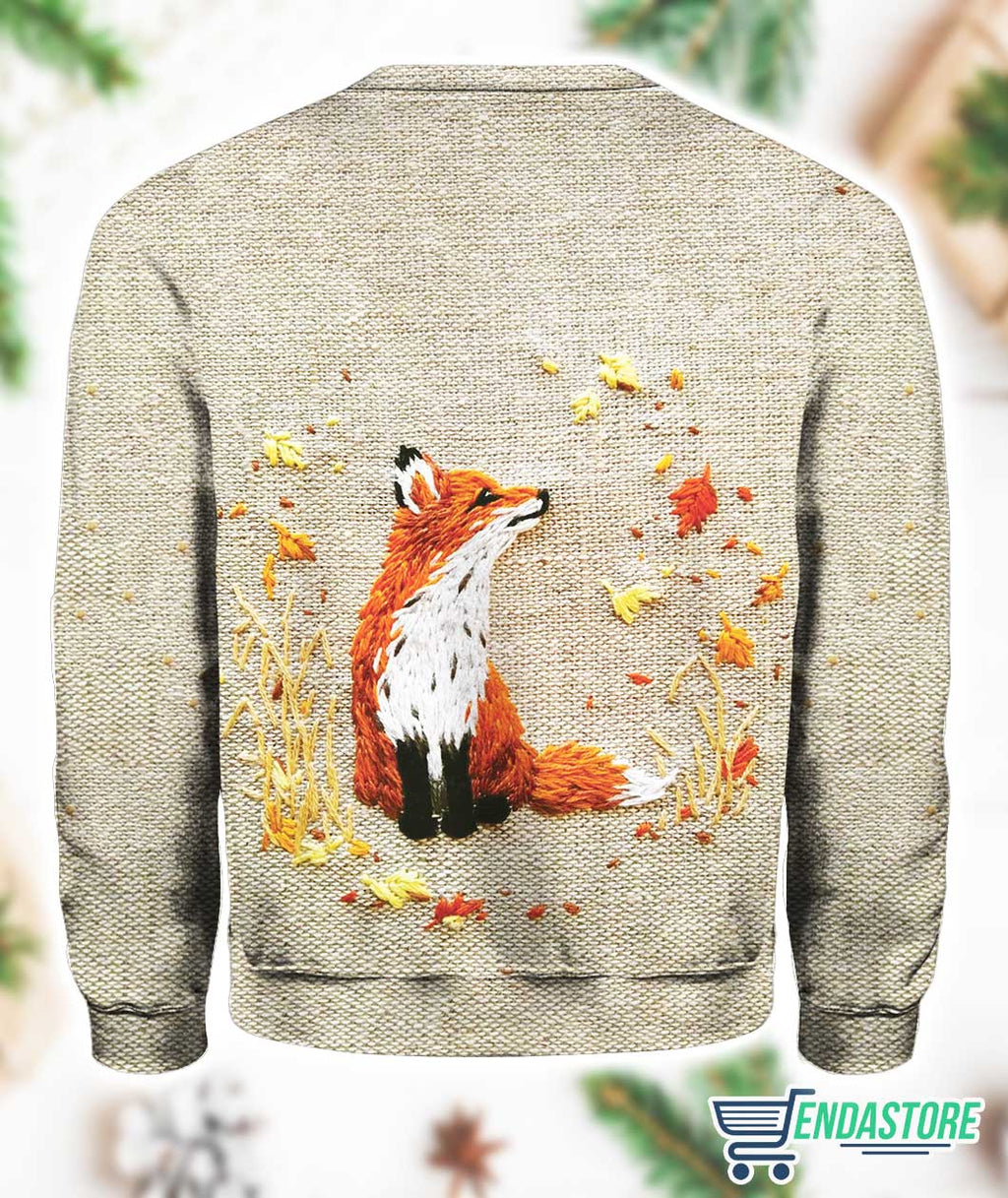 Fox Print Thin Sweater product image 4