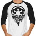 Fractured Empire (Alt) 3/4 Sleeve Raglan - Adult & Kids T-Shirts, Sweatshirts & Hoodies apparel design preview 1