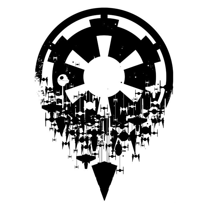 Fractured Empire (Alt) - Adult & Kids T-Shirts, Sweatshirts & Hoodies apparel design preview 2