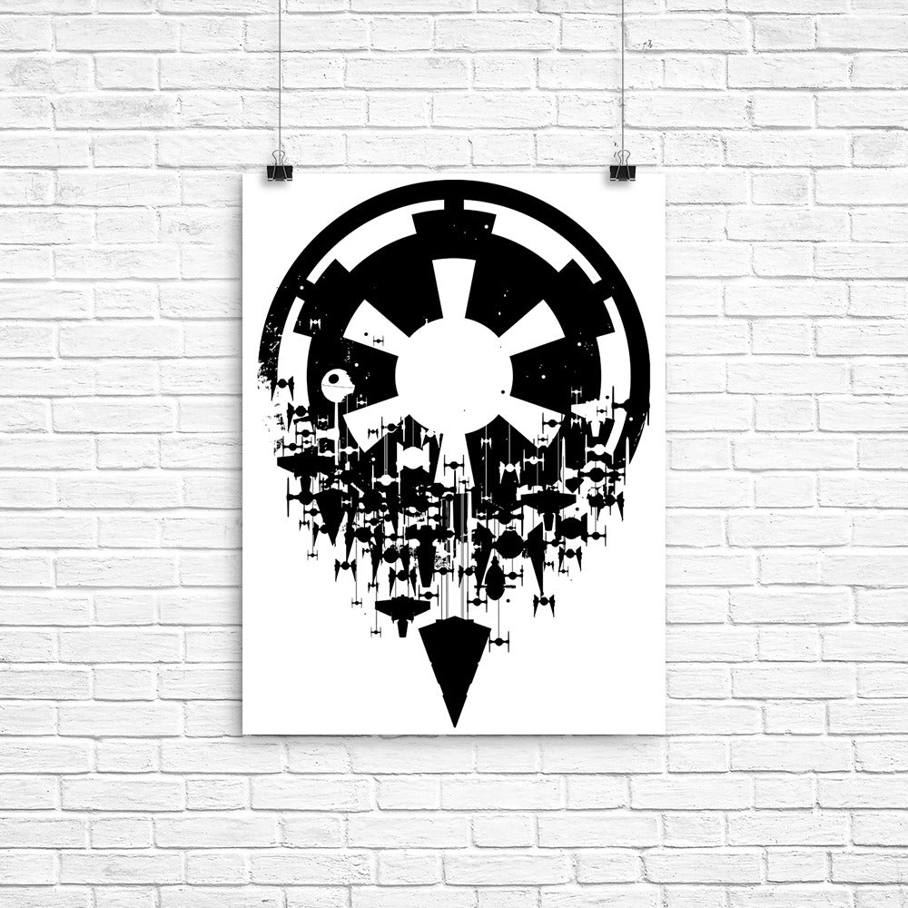 Fractured Empire (Alt) Poster - Adult & Kids T-Shirts, Sweatshirts & Hoodies apparel design preview 1