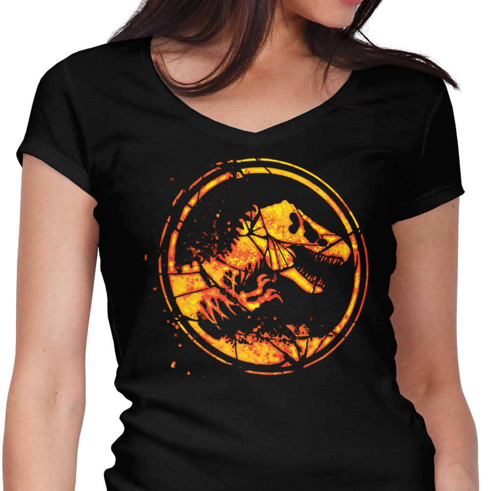 Fractured Kingdom Women's V-Neck - Adult & Kids T-Shirts, Sweatshirts & Hoodies apparel design preview 1