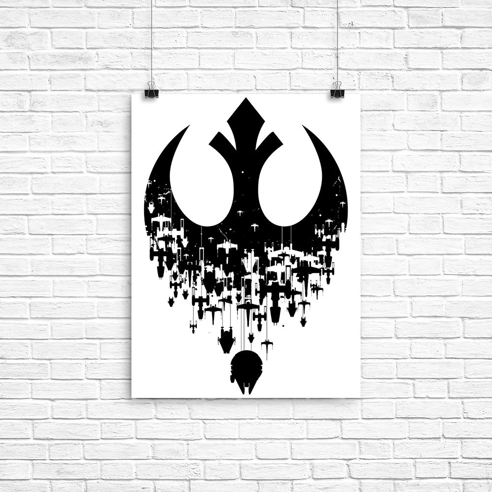 Fractured Rebellion (Alt) Poster - Adult & Kids T-Shirts, Sweatshirts & Hoodies apparel design preview 1